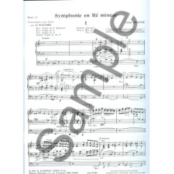 Franck Walther Sinfonie En Re Mineur Organ Book