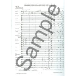 Pichaureau Marche Des Gardiens De La Paix Harmonie Drums Book