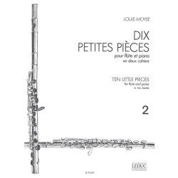 Louis Mo&yuml;se: 10 Petites Pi&egrave;ces Vol.2 (Flute & Piano)