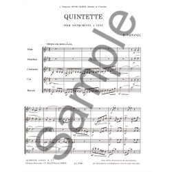 Paul Taffanel: Quintette (Quintet-Wind)