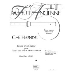 Georg Friedrich Handel: Sonata in G major (alto) (Recorder & Continuo)