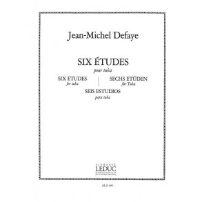 Jean Michel Defaye: 6 Etudes (Tuba solo)