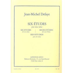 Jean Michel Defaye: 6 Etudes (Tubas 2)