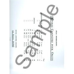 Felix Jacob Ludwig Mendelssohn Bartholdy: Complete Organ Works (Organ)