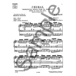 Bach Choral Cantata 22 (Durufle) Org