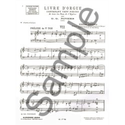 Guillaume Gabriel Nivers: Livre D'Orgue No. 1 Vol. 2 (Organ)