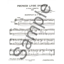 Michel Corrette: Livre d'Orgue Vol.1 (Organ)