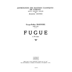 Georg Friedrich Handel: Fugue in F major (Ma&icirc;tres classiques No.20) (Organ)