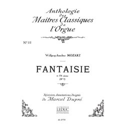 Wolfgang Amadeus Mozart: Fantaisie No.1, KV554 in F minor (Ma&icirc;tres classiques 22) (Organ)
