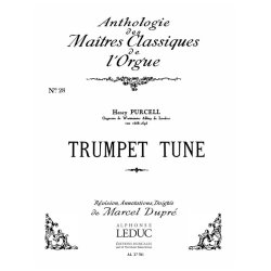 Henry Purcell: Trumpet Tune (Ma&icirc;tres classiques No.28) (Organ)