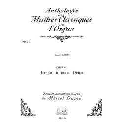 Samuel Scheidt: Choral: Credo in unum Deum (Ma&icirc;tres classiques No.29) (Organ)