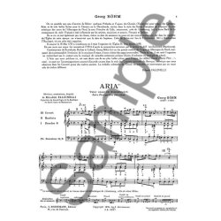 Johann Georg Boehm: Aria 'Vater unser im Himmelreich' (Ma&icirc;tres classiques 38) (Organ)