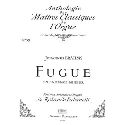Johannes Brahms: Fugue in A flat minor (Ma&icirc;tres classiques No.39) (Organ)