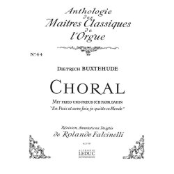 Dietrich Buxtehude: Chorale (Ma&icirc;tres classiques No.44) (Organ)