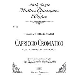 Girolamo Frescobaldi: Capriccio cromatico con Ligature...(Ma&icirc;tres No.49) (Organ)
