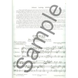 Johann Ludwig Krebs: Fantaisie (Ma&icirc;tres classiques No.55) (Organ)