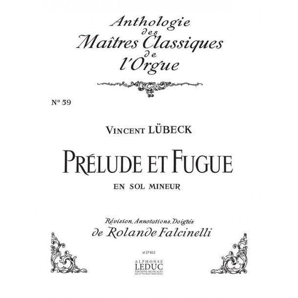 Vincent L&uuml;beck: Pr&eacute;lude et Fugue in G minor (Ma&icirc;tres classiques No.59) (Organ)