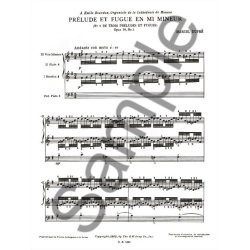 Marcel Dupr&eacute;: 3 Pr&eacute;ludes et Fugues Op.36, No.1 in E minor (Organ)