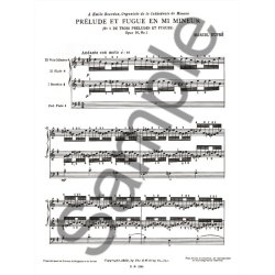 Marcel Dupr&eacute;: 3 Pr&eacute;ludes et Fugues Op.36, No.1 in E minor (Organ)