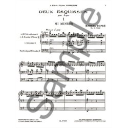 Marcel Dupr&eacute;: 2 Esquisses Op.41, No.1 & No.2 (Organ)