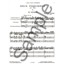 Marcel Dupr&eacute;: 2 Esquisses Op.41, No.1 & No.2 (Organ)