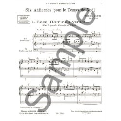 Marcel Dupr&eacute;: 6 Antiennes pour le Temps de No&euml;l Op.48 (Organ)