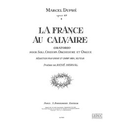 Dupre France Au Calvaire Op 49 Choir & Organ Book