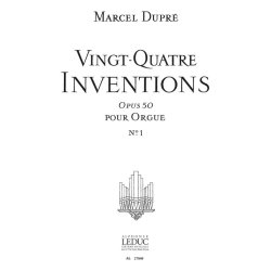 Marcel Dupr&eacute;: 24 Inventions Op.50, Vol.1 (Organ)