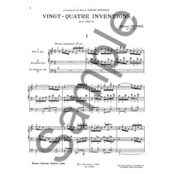 Marcel Dupr&eacute;: 24 Inventions Op.50, Vol.1 (Organ)