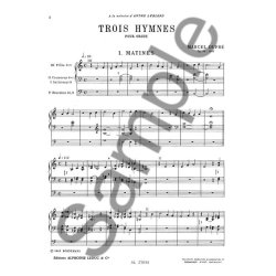 Marcel Dupr&eacute;: 3 Hymnes Op.58 (Organ)
