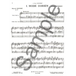 Dupre 4 Fugues Modales Op.63 Organ Book
