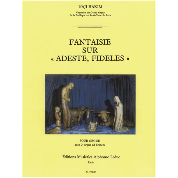 Hakim Fantaisie Sur Adeste Fideles Organ Book