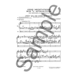 Jean Langlais: Cinq Meditations Sur l'Apocalypse