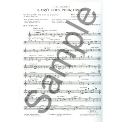 Jean Langlais: 8 Pr&eacute;ludes (Organ)
