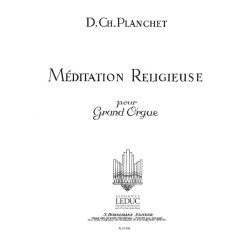 Planchet Meditation Religieuse Organ Book