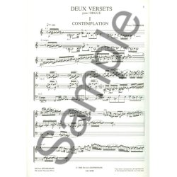 Franz Tournier: 2 Versets (Organ)