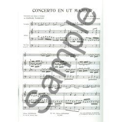 Bach Js Tambyeff Concerto In C Major Trumpet & Organ Book
