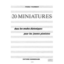 Franz Tournier: 20 Miniatures (Piano solo)
