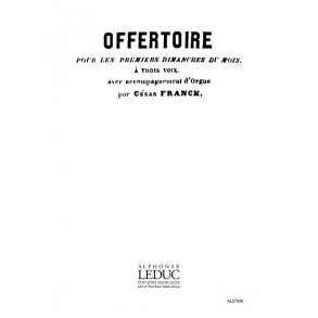 Franck Domine Deus In Simplicitate Offertoire 1er Dim Stb Accompanied