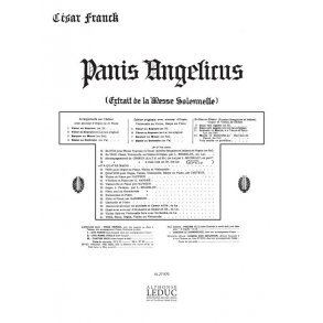 Franck Panis Angelicus No.17 Piano 4 Hands Book