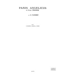 Franck Panis Angelicus No 21 2 Violins & Organ Or Piano Book