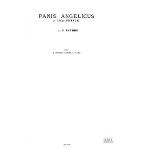 Franck Panis Angelicus No 21 2 Violins & Organ Or Piano Book