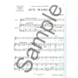 Levergeois Ave Maria Tenor Or Soprano Solo & Organ Book