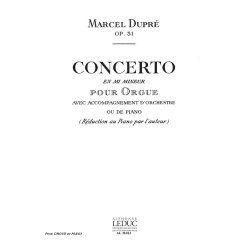 Marcel Dupr&eacute;: Concerto Op.31 in E minor (Organ & Piano)