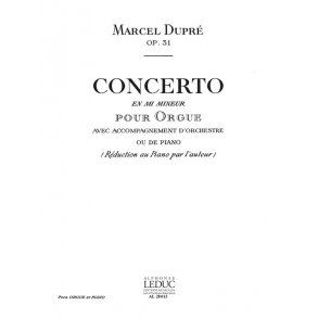 Marcel Dupré: Concerto Op.31 in E minor (Organ & Piano)