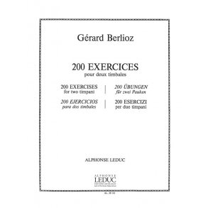 Gérard Berlioz: 200 Exercices (Percussions 2)