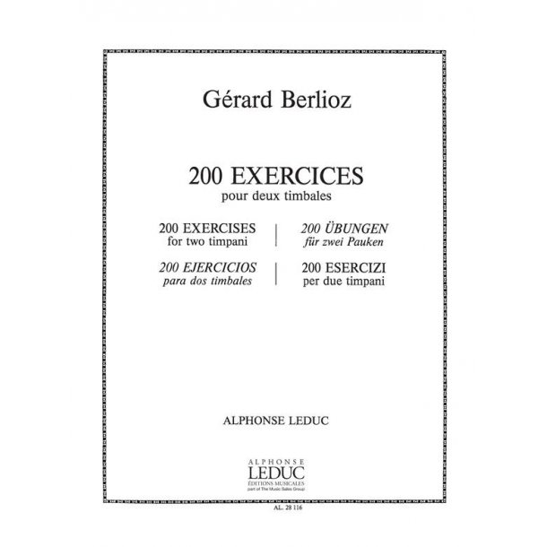 G&eacute;rard Berlioz: 200 Exercices (Percussions 2)
