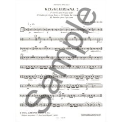 Jacques Del&eacute;cluse: Keiskleiriana Vol.2, 12 Studies (Percussion solo)