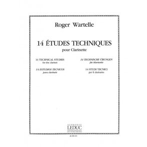 Roger Wartelle: 14 Etudes techniques (Clarinet solo)