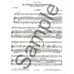 G&eacute;rard Berlioz: 30 Pi&egrave;ces progressives Vol.1 (Percussion(s) & Piano)